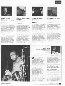 Limelight Sep 2011 review of Matt Keegan Trio meets David Ades